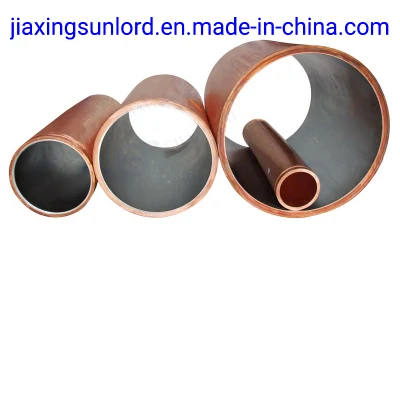Tubo de molde redondo de cobre para fundição de aço